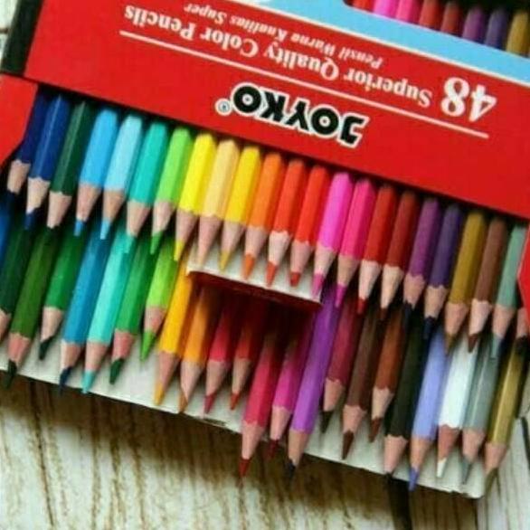 

Flash Sale - Pensil Warna Joyko 48 Warna Color Pencil Joyko ~