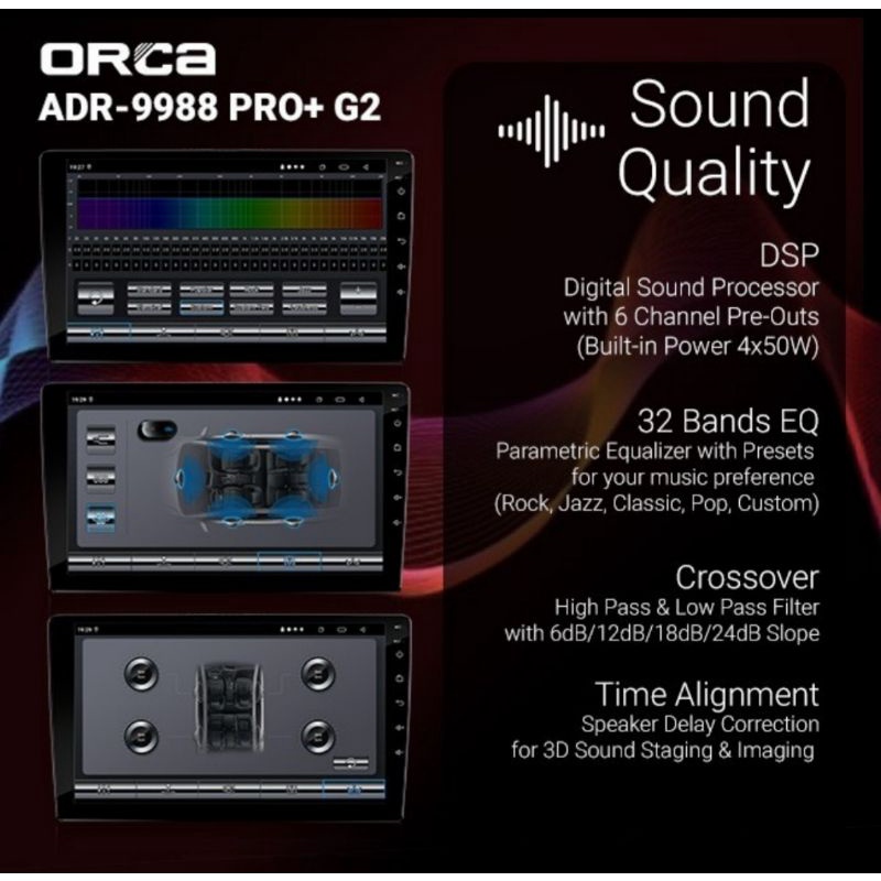 Head Unit Android 9&quot; Suzuki SX4 / X-OVER Android ORCA PRO G2 QLED RAM 6GB + ROM 128GB