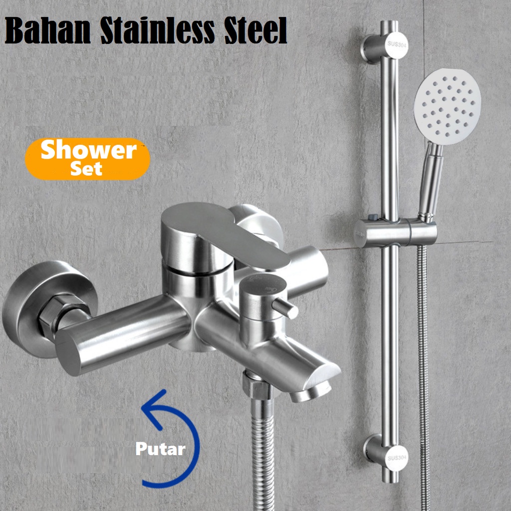 Tiang Hand Shower Panas Dingin set