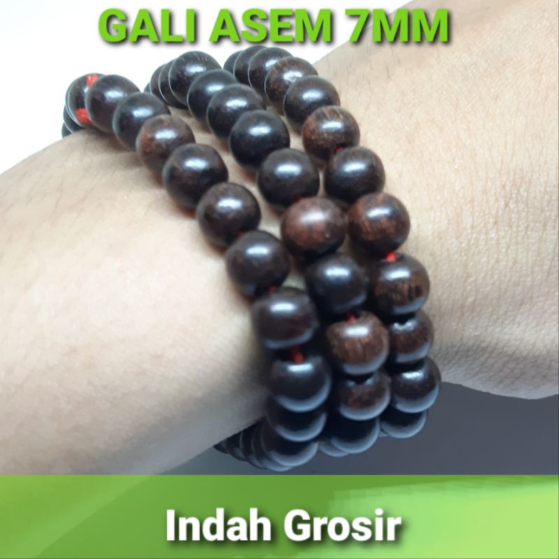 Grosir Gelang Gali Asem 7mm Tali Karet