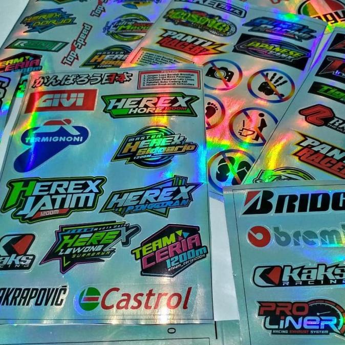 

CUSTOM STIKER HOLOGRAM PRINT AND CUT METERAN DESIGN SUKA SUKA