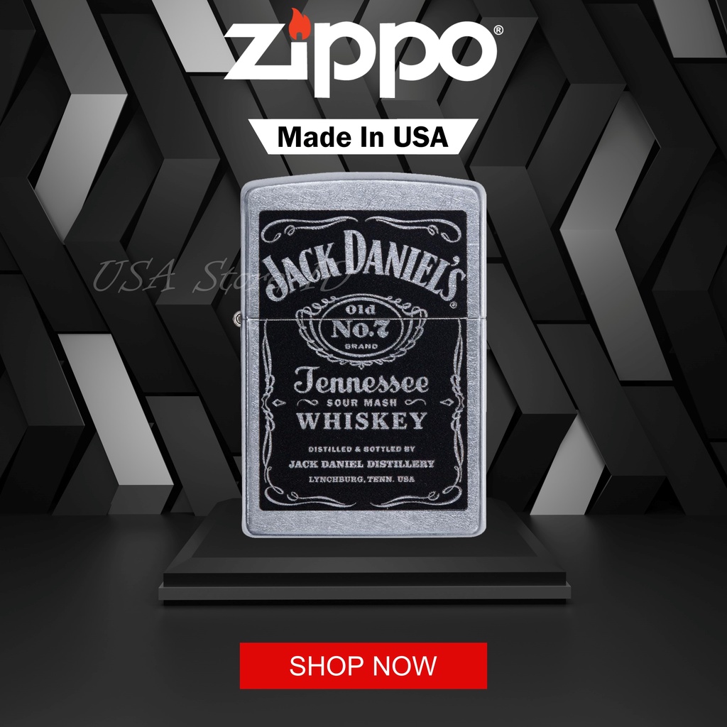 Korek Zippo Jack Daniel's® 24779 Garansi Resmi Original Made In USA