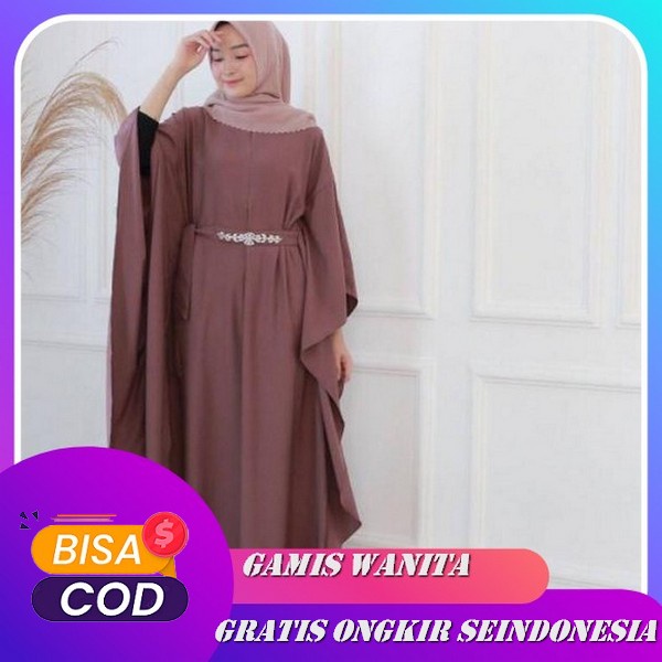 Sophia Maxy Dress Gamis Wanita Dewasa Terbaru 2022 Elegan Gamis Remaja Kekinian Viral Gamis Modern L