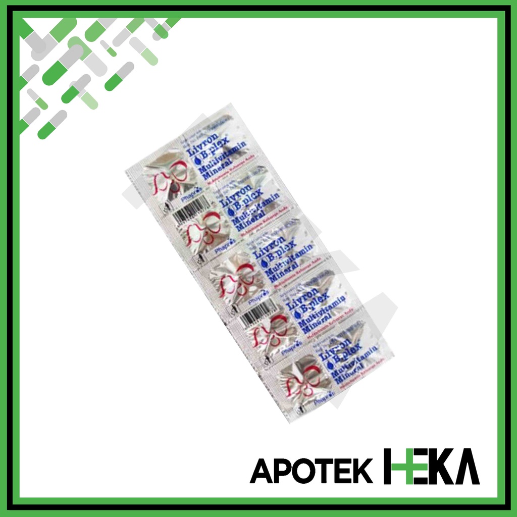 Livron B Plex Strip isi 10 Tablet - Multivitamin Mineral (SEMARANG)