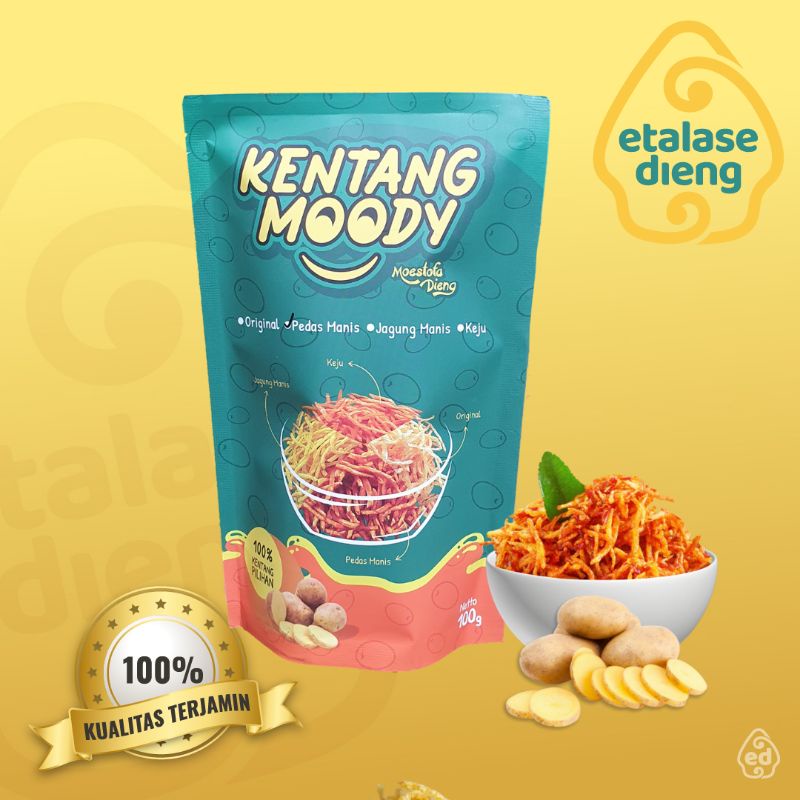 

Kentang / Kentang Mustofa / Keripik / Keripik Kentang / Kentang Moody/ Pedas Manis