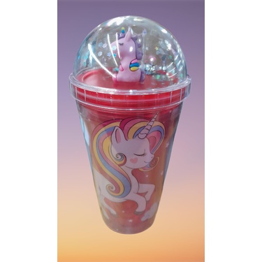 GELAS MINUM KARAKTER UNICORN