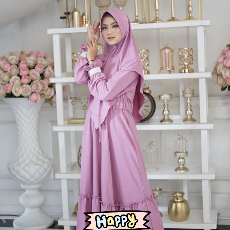 ASNA SYARI - Baju Gamis Busui Dress Wanita Fashion Muslim Ukuran M L XL XXL 3XL 4XL Jumbo Untuk Acar