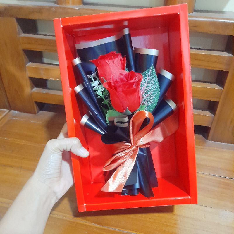 BUKET BUNGA KOTAK