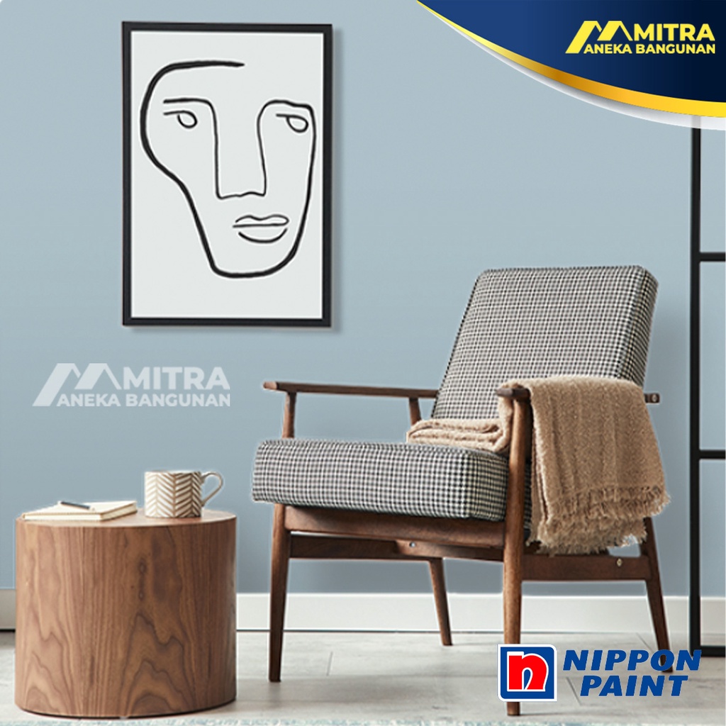 Promo Cat Tembok Eksterior Interior Nippon Paint Warna Lake Stone Np N 2000 P / Vinilex / Abu