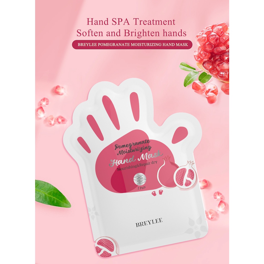 BREYLEE Masker Tangan Hand Mask Peeling Exfoliating Treatment Masker Tangan Breylee Moizturizing Hand Mask