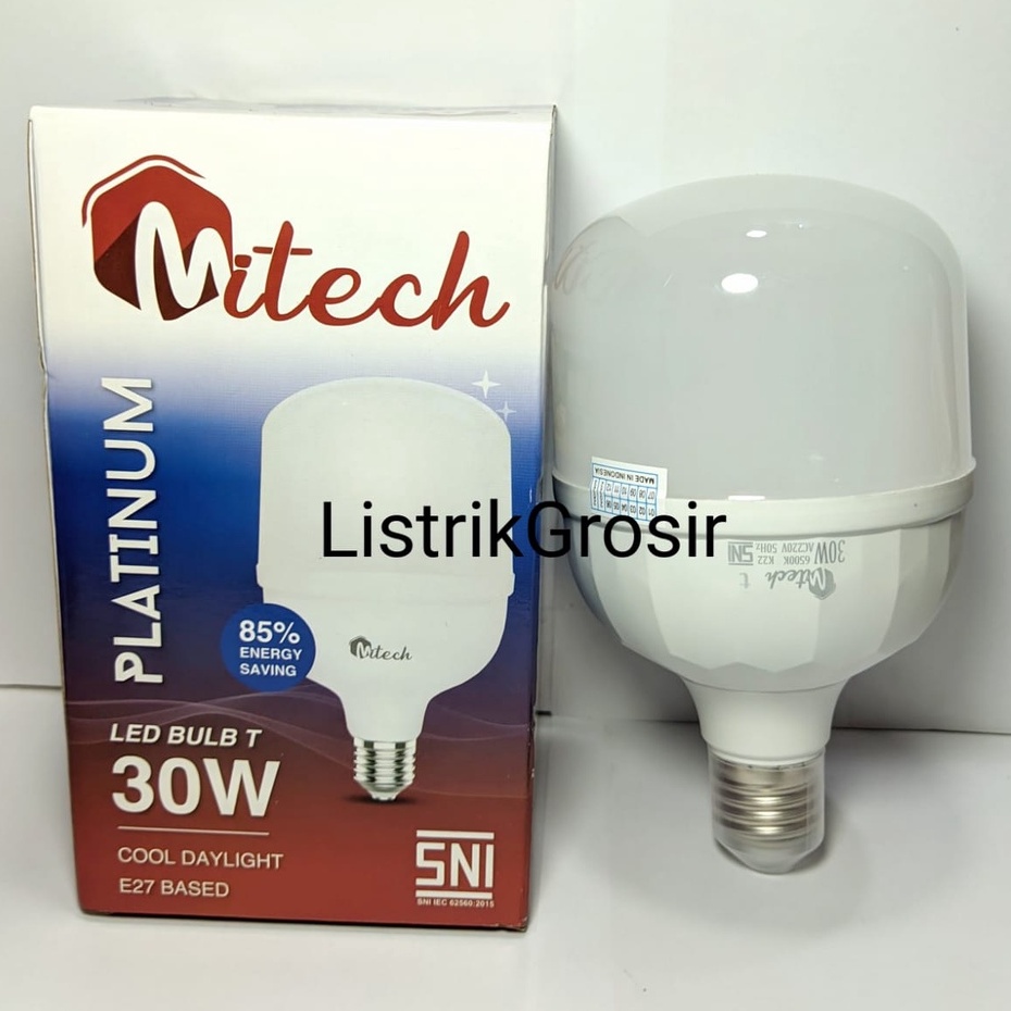 Capsule Lampu Led MITECH PLATINUM T Bulb 30w 30 Watt Bohlam Led Kapsul