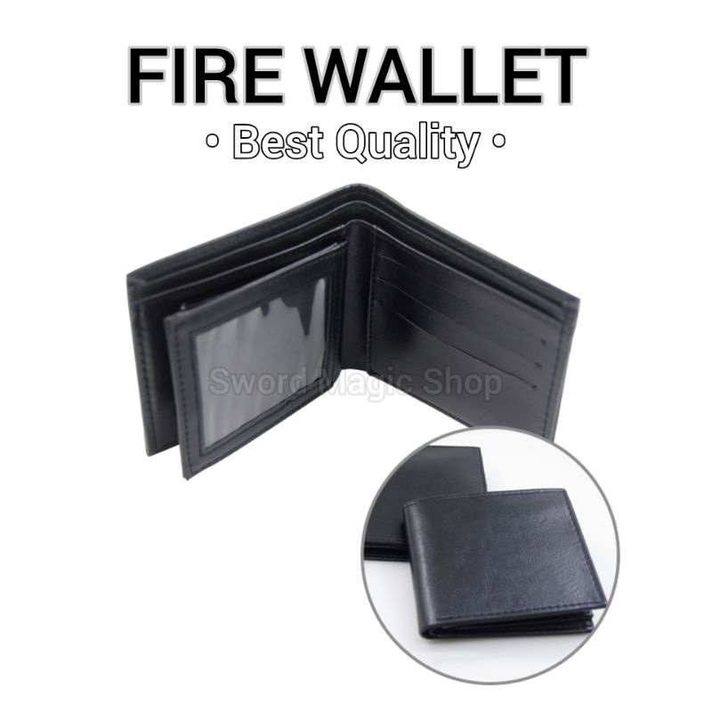 Alat Sulap Fire Wallet Best Quality - Sulap Dompet Api Import - Dompet Keluar Api - Toko Sulap - Swo