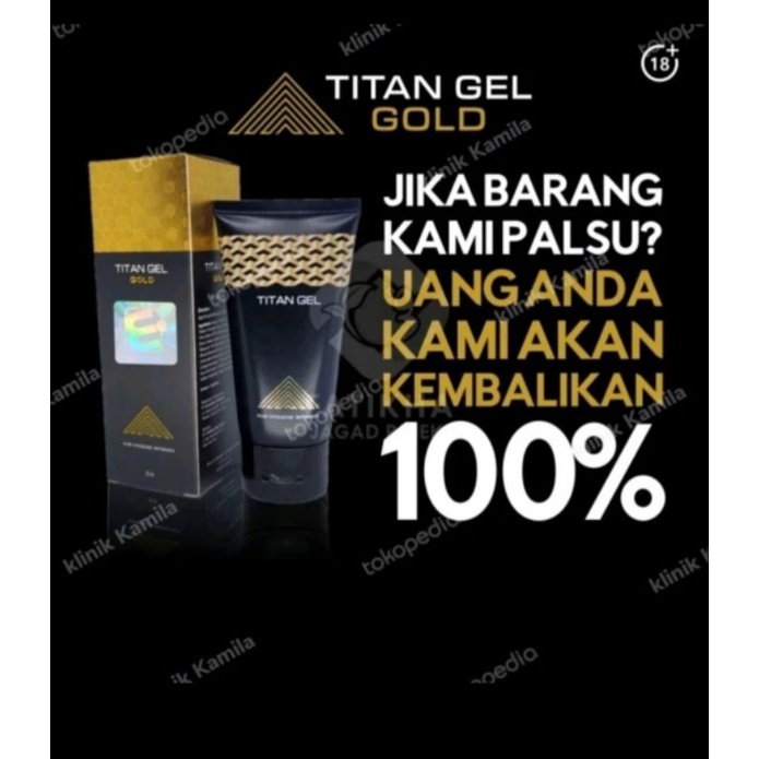 titan gel gold di jamin original udah lulus BPOM
