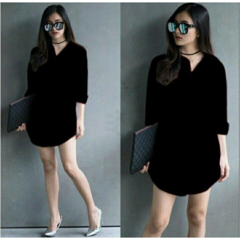 baju atasan Morena bahan crinckle