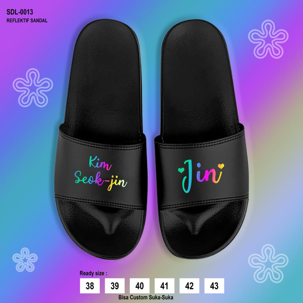 SANDAL SLOP BTS / SANDAL KPOP / SENDAL SLIPER