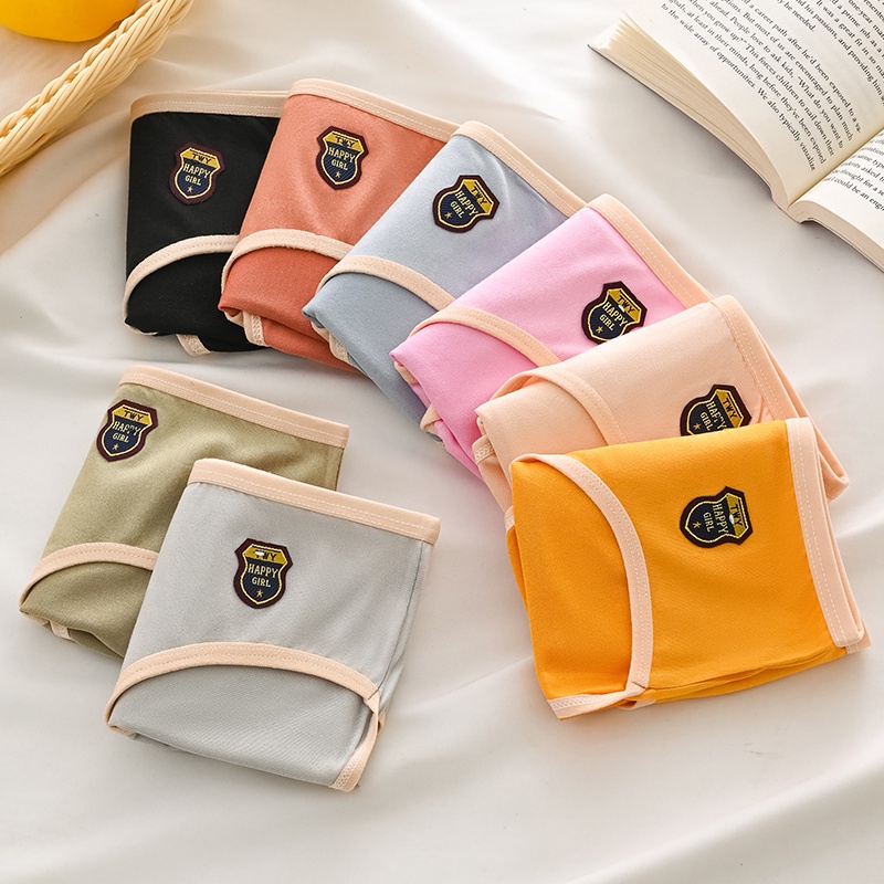 BEE - Celana Dalam Mid Waist Cd Polos Bahan Katun Import Undies Premium CS010