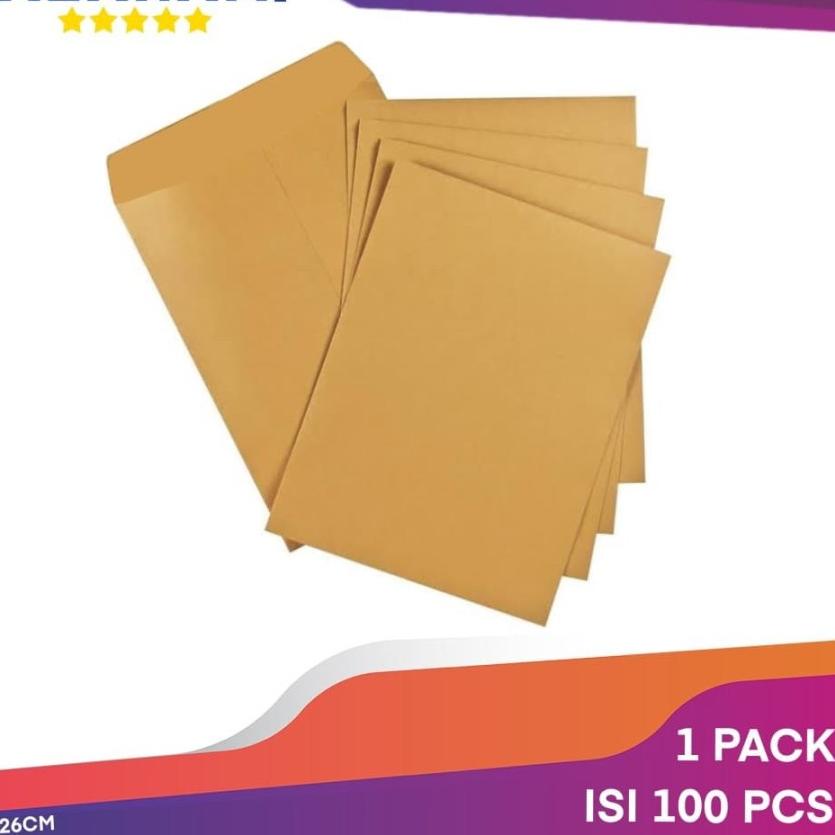 

✒✒ AMPLOP COKLAT SUPER KABINET 14 X 26CM BPKB AMPLOP SURAT COKELAT 1 PACK