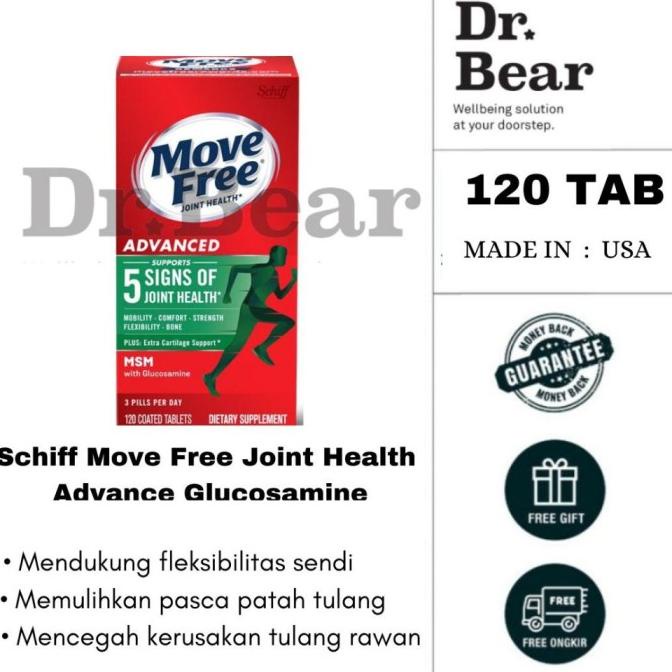 Schiff Move Free Joint Health Advance Glucosamine - 120 Tabs