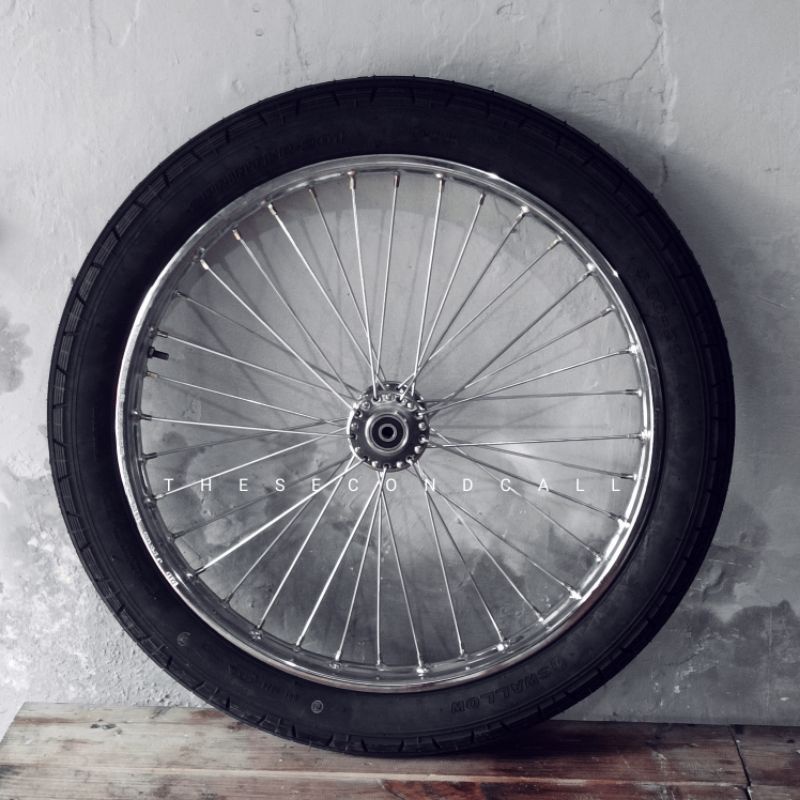 Velgset Depan Chopper /  Ring 21-160 Did Japan /  Ban Swallow Sprinter 21-300