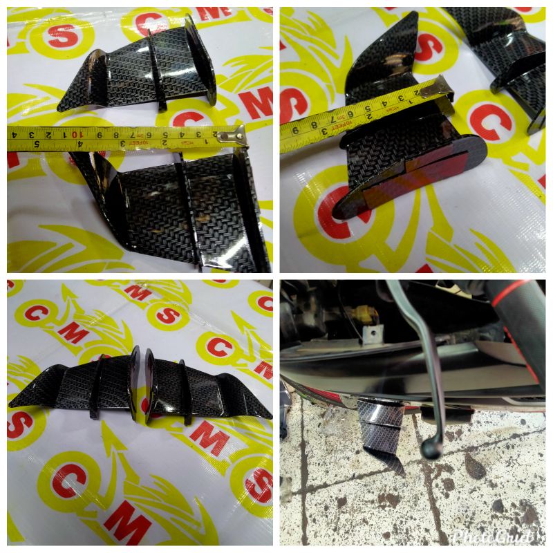 Aero fairing winglet samping carbon