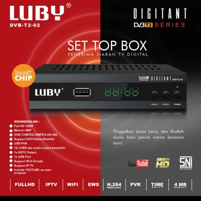 TERMURAH Set Top Box TV Digital DVB-T2 /SET TOP BOX TV DIGITAL/SET TOP BOX MATRIX/SET TOP BOX TV