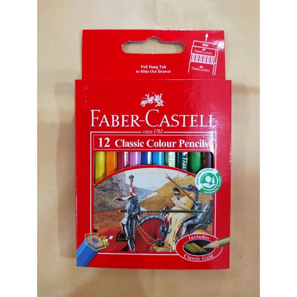 

Pensil Warna Faber Castell isi 12 Warna Ukuran Pendek