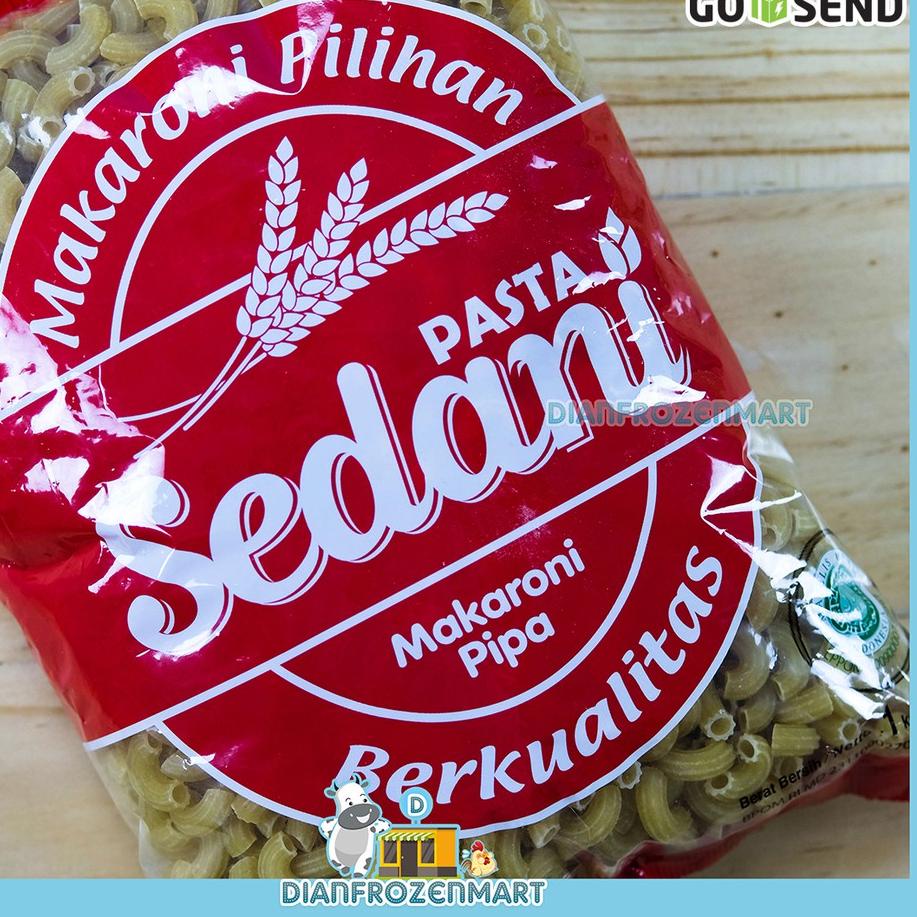 

MAKARONI SEDANI PIPA 1 KG MIE & PASTA INSTAN