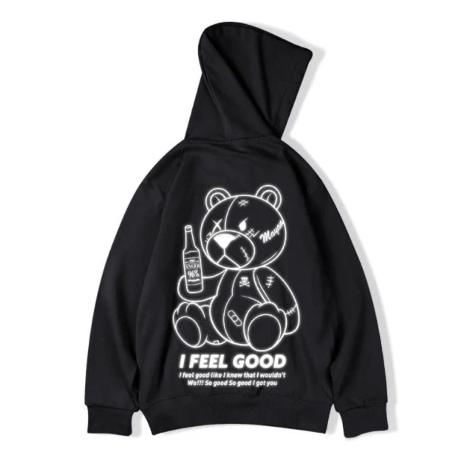 I Feel Good Jumper Hoodie II Sweater Hoodie Trendy II Sweter Oblong Topi Sz M - XL Anak &amp; Dewasa ( Pria &amp; Wanita )