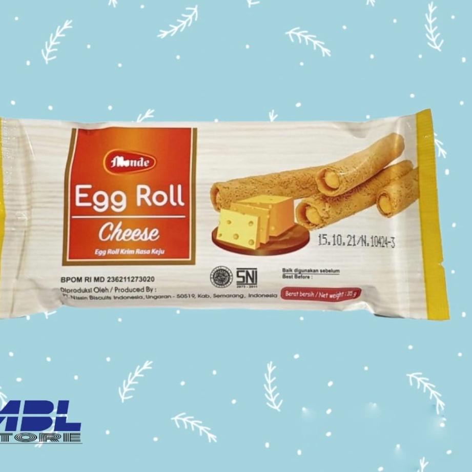 

Harga Bersahabat MONDE Egg Roll 35 gram x 10 pcs`