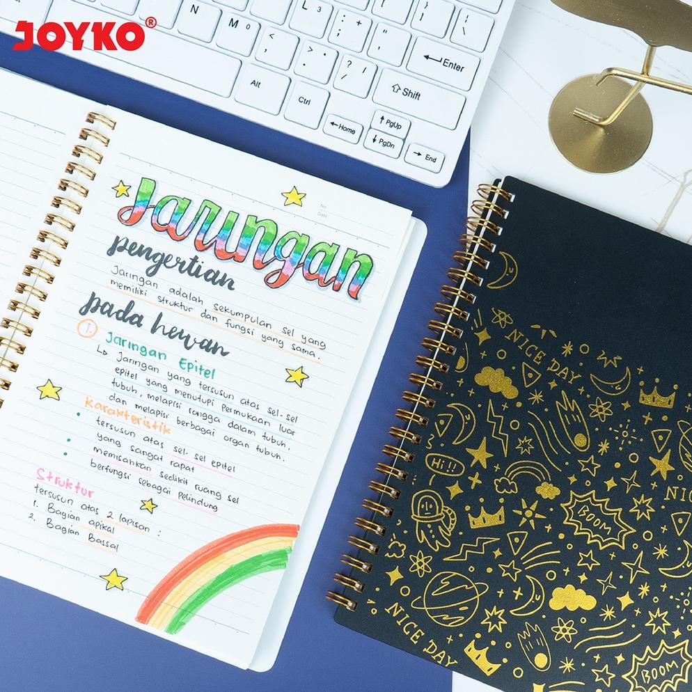 

[PRODUK ASTKG] Buku Tulis Catatan Bergaris Ruled Notebook Joyko NB-710 A5 Space Travel ZAK