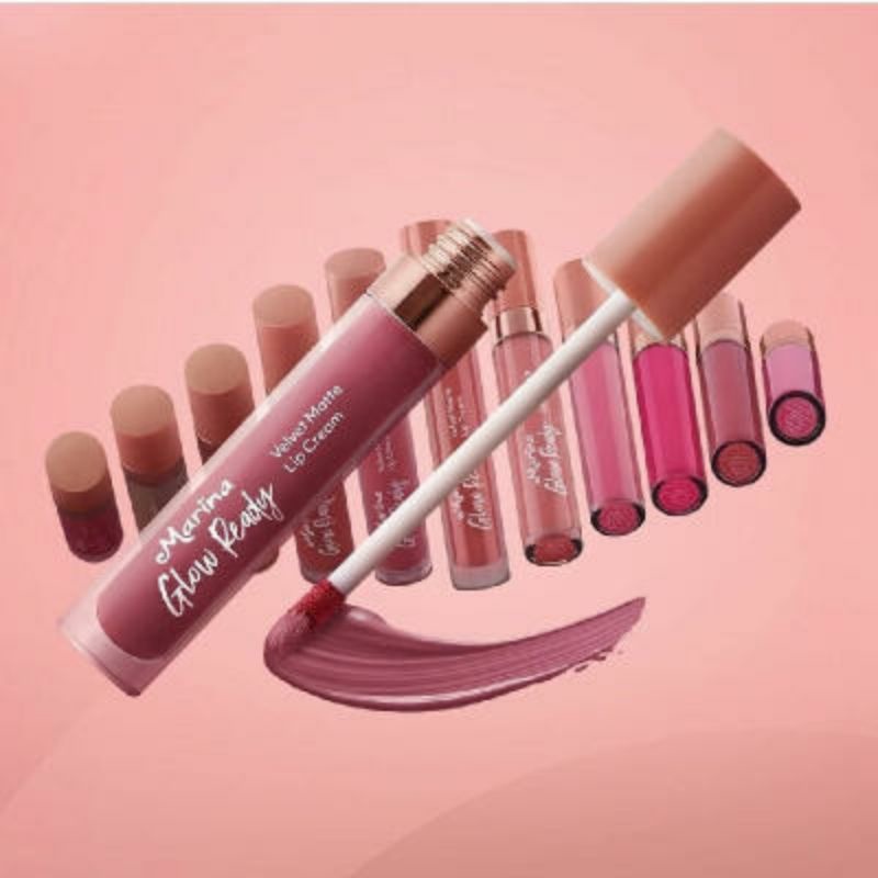 MARINA glow ready velvet matte lip cream 5ML all varian