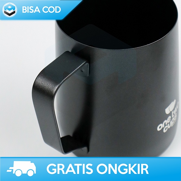 GELAS LATTE ART STAINLESS 350ML 600ML ONETWOCUPS MILK JUG ESSPRESSO