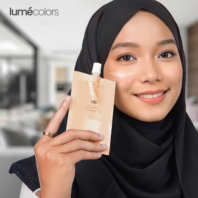 Sachet Foundation Lumecolors Hd Full Coverage Ultra Lightweight Sachet 10ml