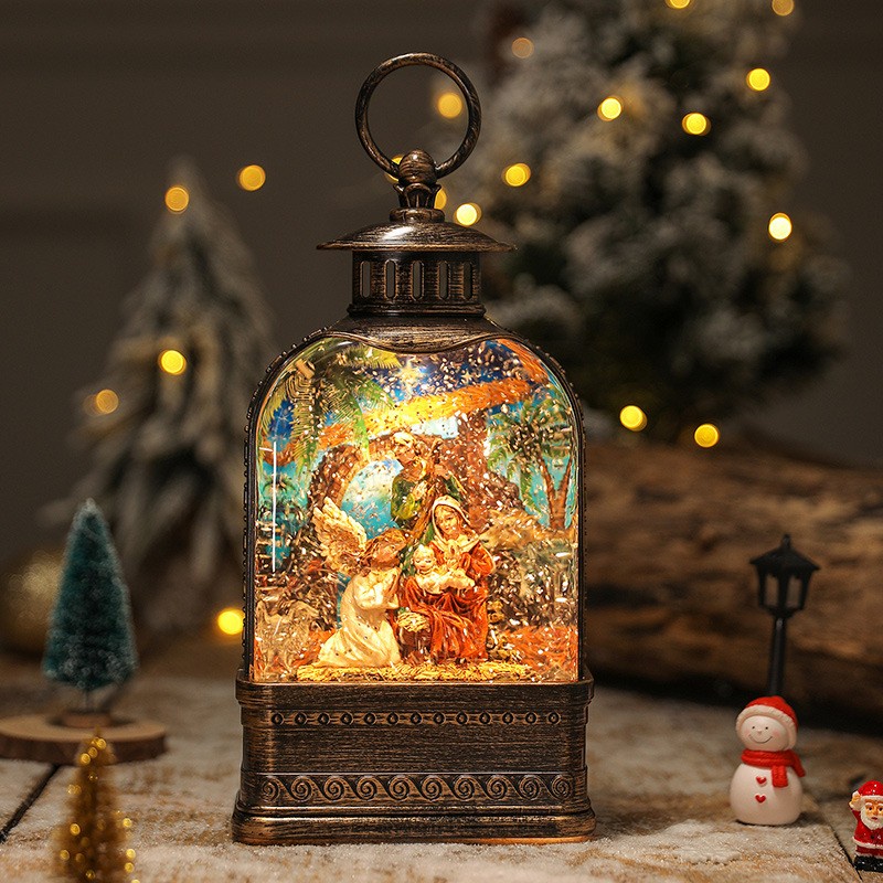 Snow Globe Kotak Musik Natal Kado Natal Lentera Natal Musik Snowglobe Hiasan Natal Harga Grosir Termurah Kotak Musik Natal Christmas Music Box