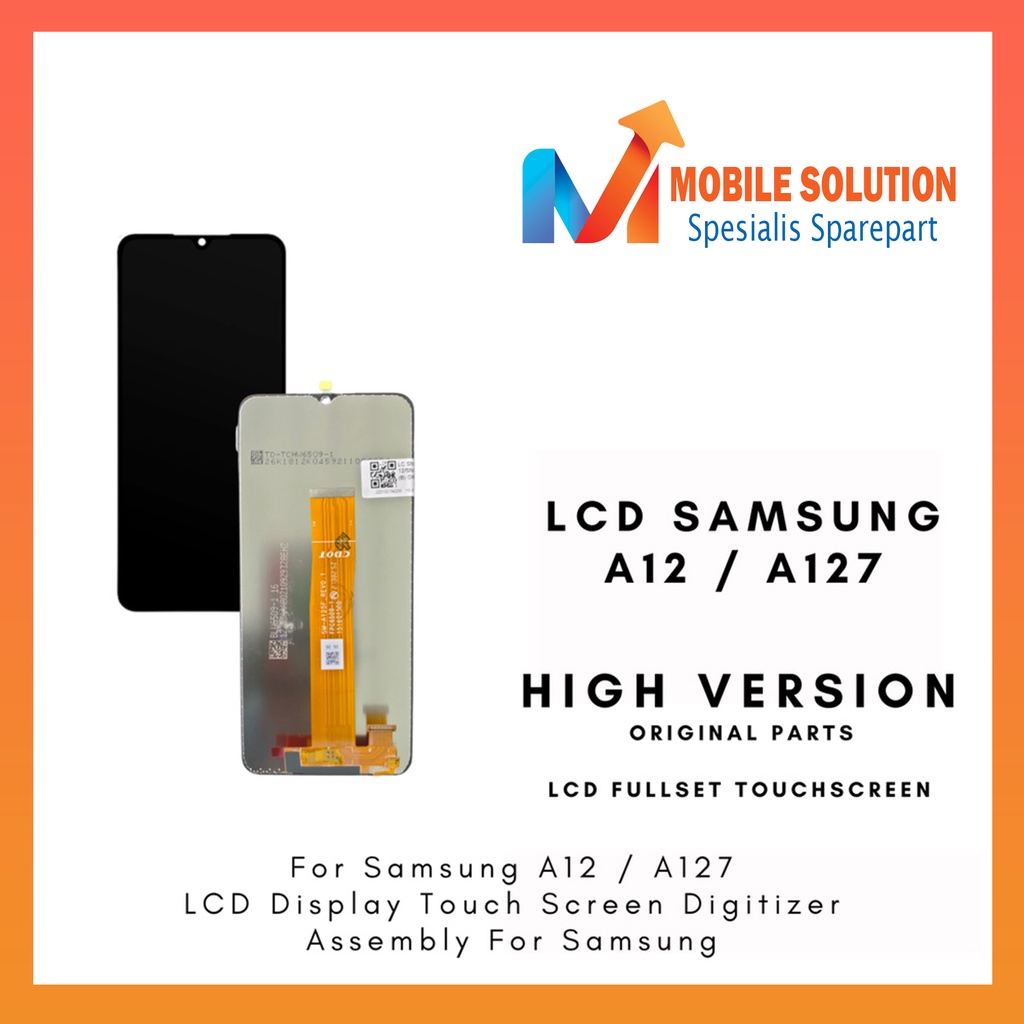 Grosir LCD Samsung A127 ORIGINAL 100% Fullset Touchscreen Garansi 1 Bulan + Packing / Bubble