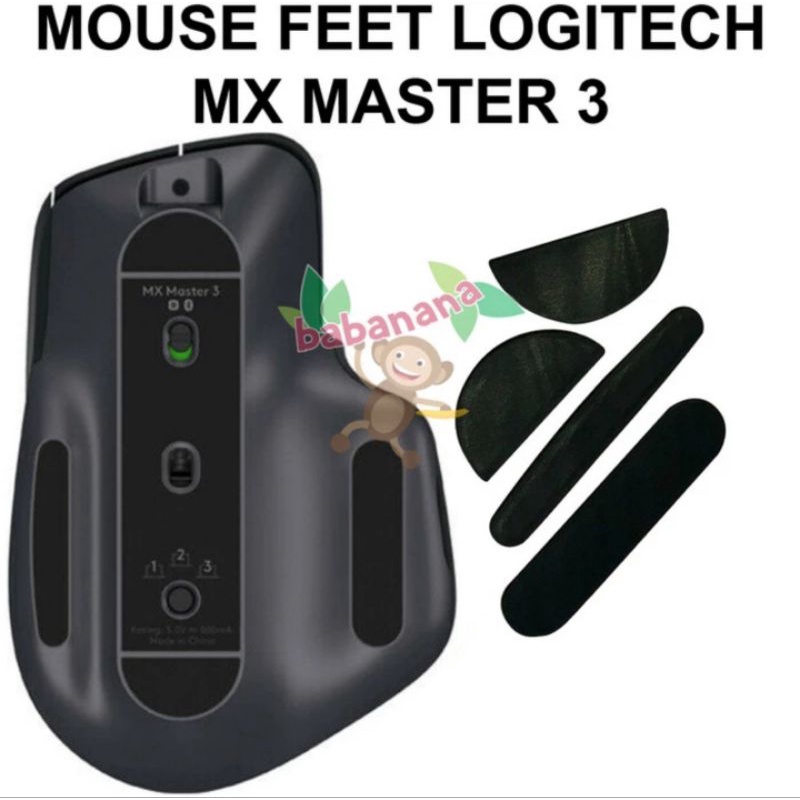 Mouse feet Logitech mx master 3 alas rubber replacement pengganti