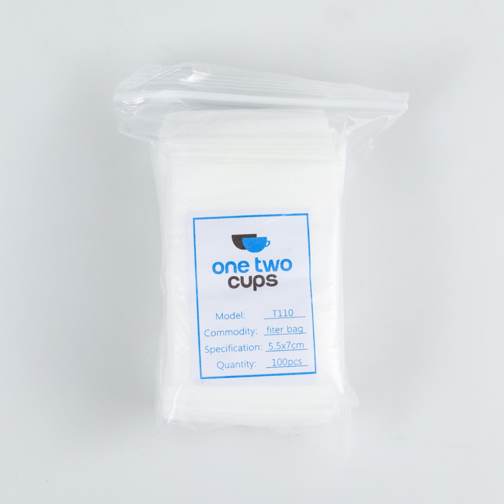 Kantong Teh Celup Kosong Teabag 5.5x7cm 100 PCS One Two Cups