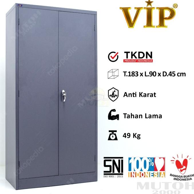 

BIG SALE LEMARI ARSIP LEMARI BESI PINTU SWING TARIK VIP V-202 STOK TERBATAS