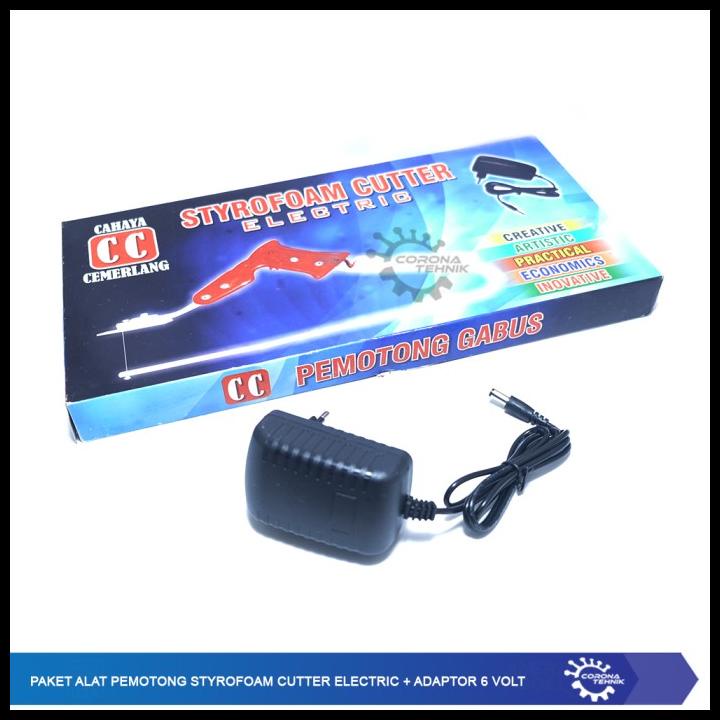 

Paket Alat Pemotong Styrofoam Cutter Electric + Adaptor 6 Volt