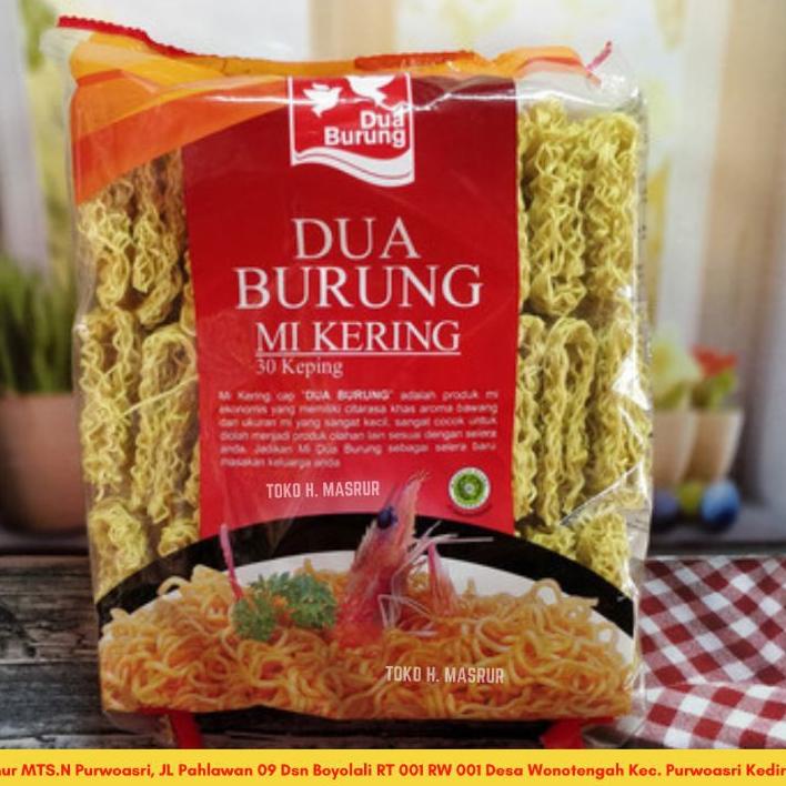 

⇵ Mie Kering Dua Burung 30 Keping 810gr ゎ