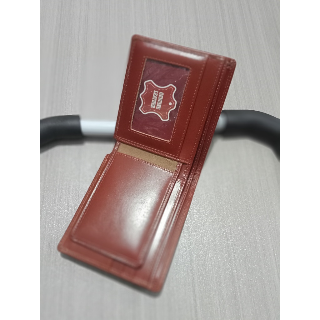 dompet kulit asli model elegan keren berkualitas tinggi model lipat dua horizontal #dompet #dompetlokal #dompetpria