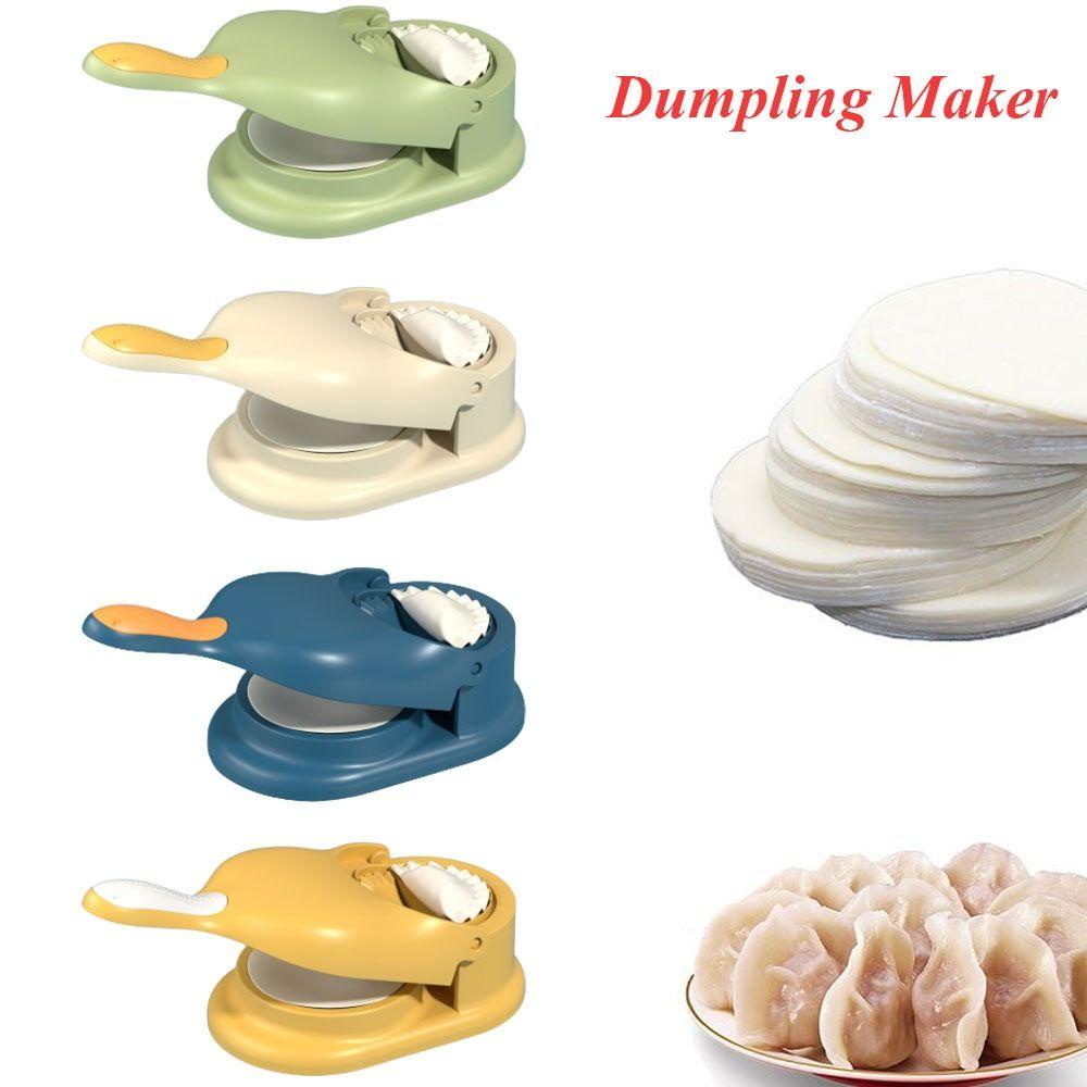 Suyo Dumpling Maker Alat Pembuat Pangsit Dapur Nyaman Alat Penekan Adonan Pembuat Kulit Pangsit