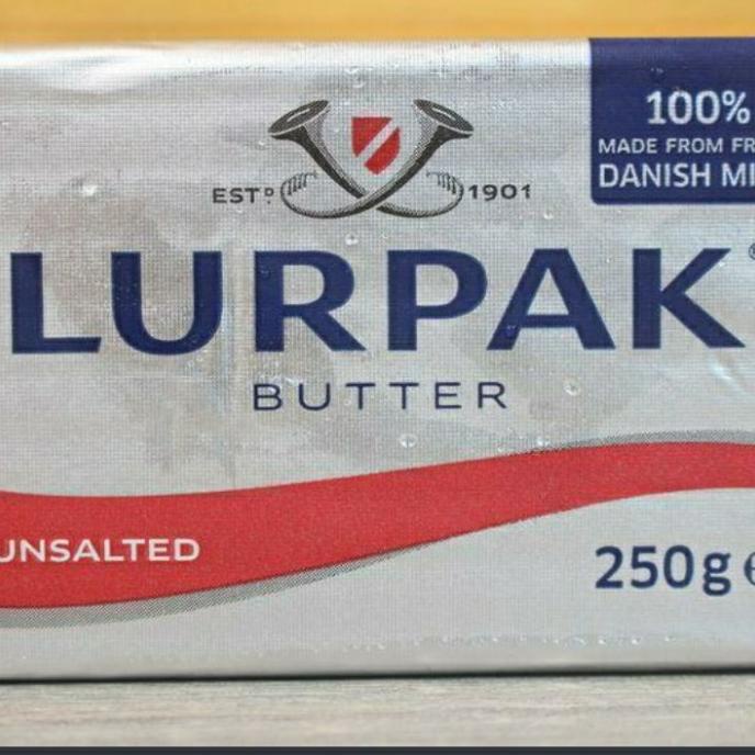 

Unsalted Butter Lurpak 1kg Repack TERLARIS TERPERCAYA ORIGINAL