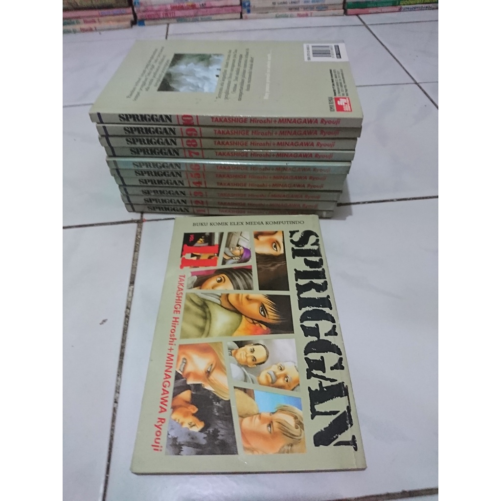 Komik Spriggan 1-11 tamat - Takashige hiroshi