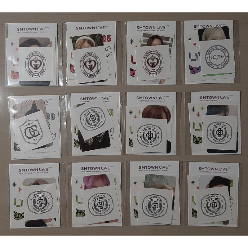 SM ARTIST - SMCU AR TATTO STICKER SET (GIRLS GENERATION, EXO, NCT DREAM, AESPA)