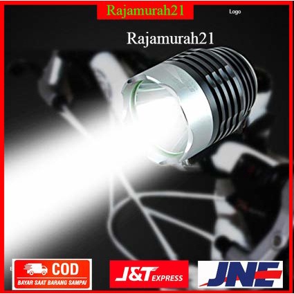 Gaoheng Lampu Sepeda LED Serbaguna CREE XML-Q5 - Black - 7RRS0IBK