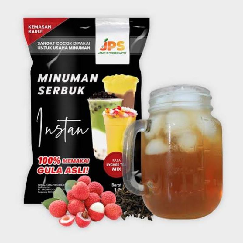 

JPS bubuk minuman Lychee Tea (teh leci) mix gula 1 kg di denpasar bali