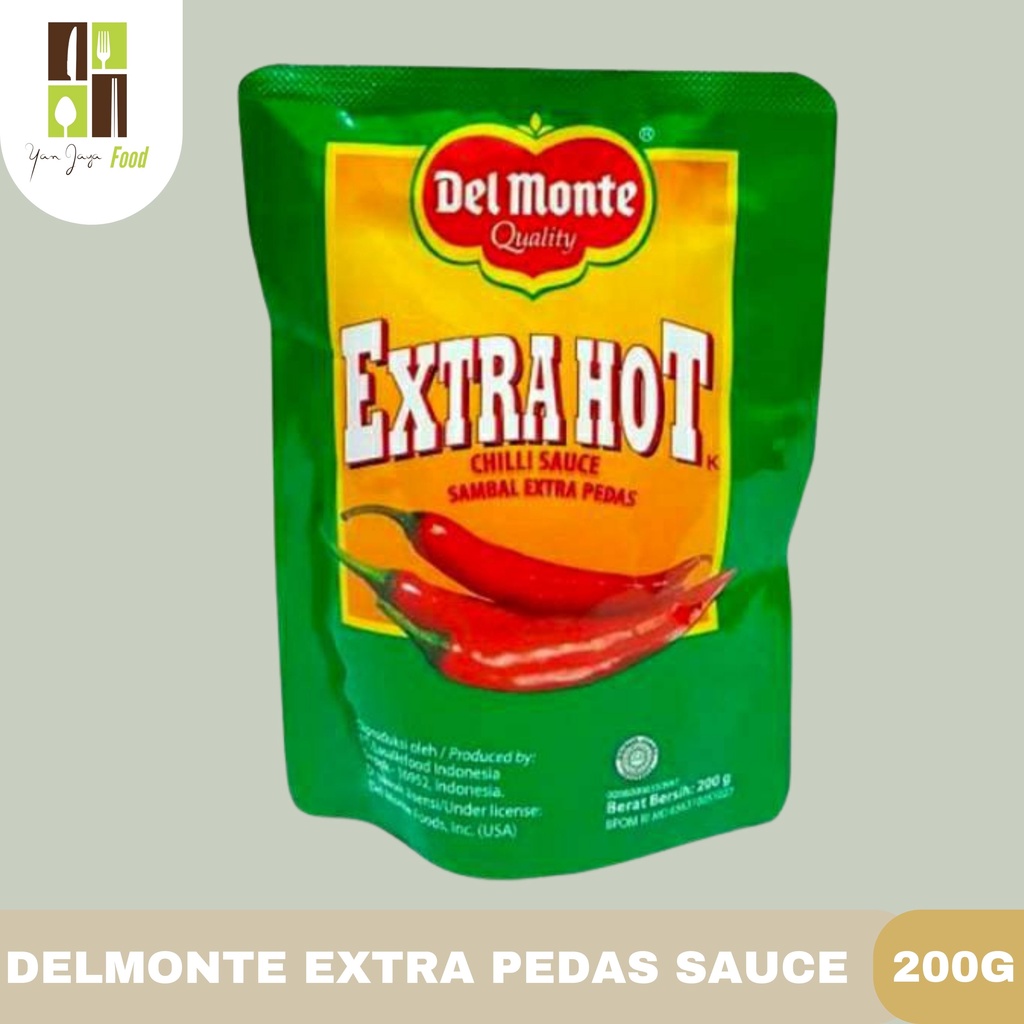 Del Monte/delmonte Saus Sambal Pouch 200g Extra Hot/Saus Tomat]