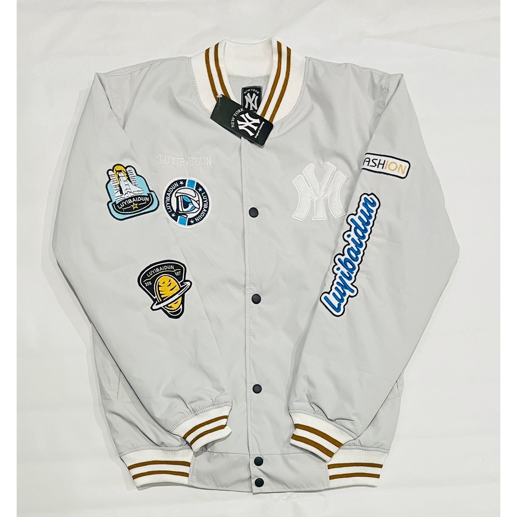 Jaket Varsity Yankes NY Lubiya Platinum Quality | Varsity Pria Jacket