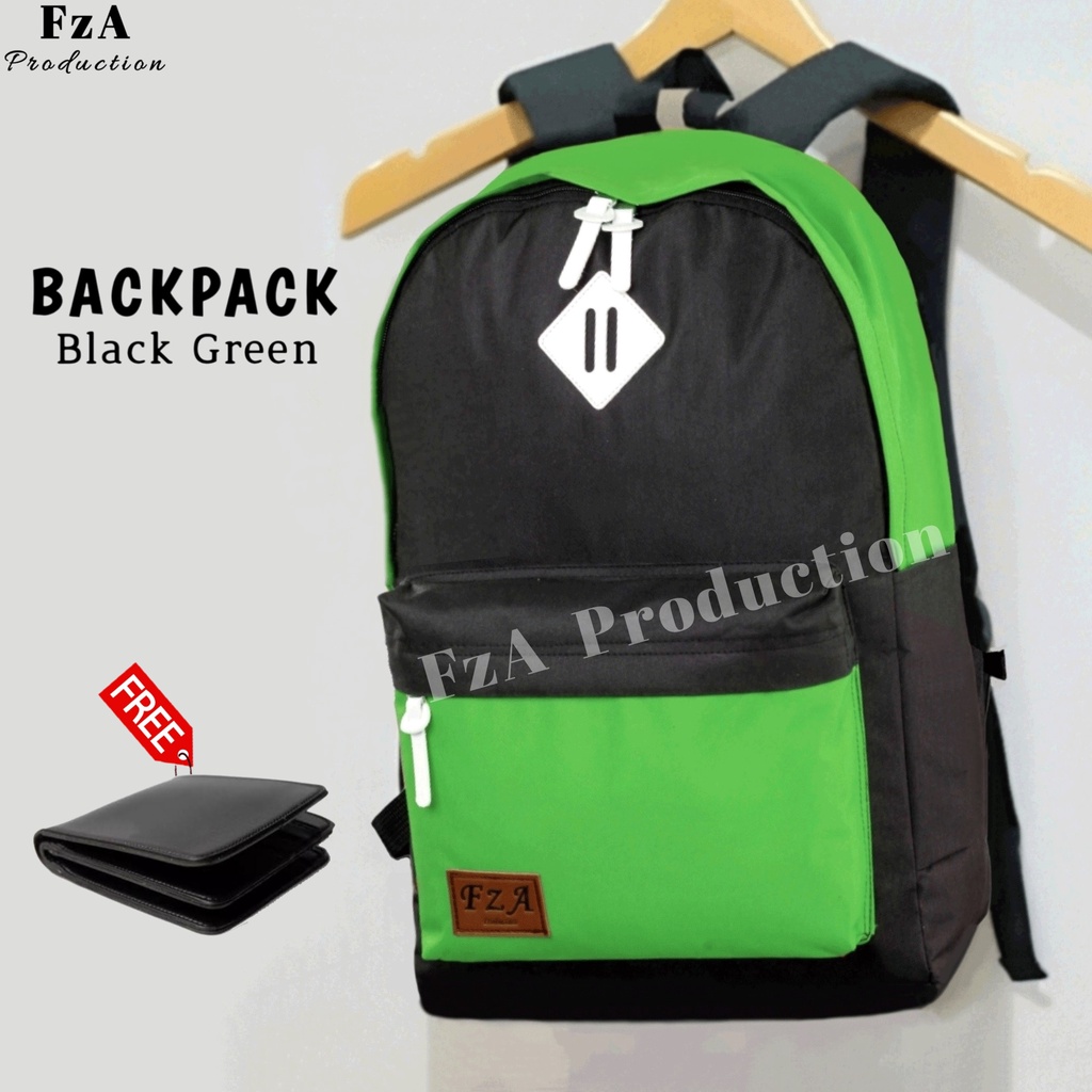 Big Promo..Tas Ransel Distro sekolah kuliah Kerja Pria Wanita Tas Ransel Laptop Original - FzA Gratis Dompet Pria